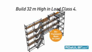 Modular Scaffold in Aluminium