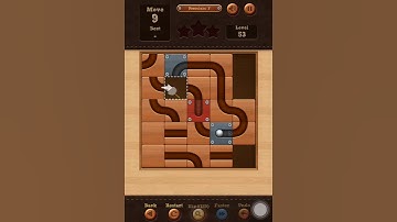 Roll the Ball slide puzzle Premium F Pack Level 53 Solution