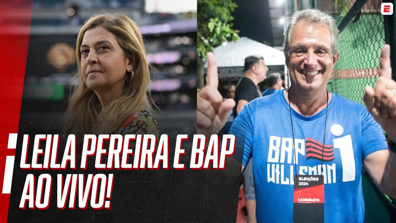 PALMEIRAS X FLAMENGO AO VIVO: LEILA PEREIRA E BAP FALAM EM EVENTO DA CBF | ESPN