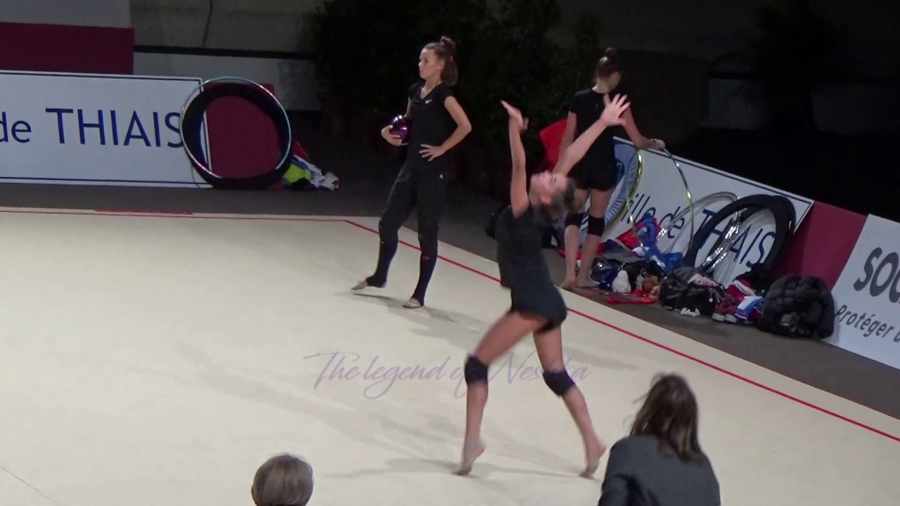 Dina AVERINA (RUS) hoop - 2018 Thiais trainings
