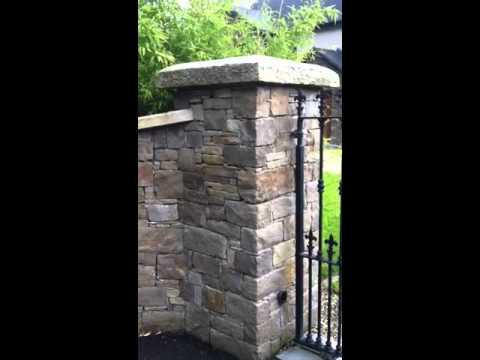 How to build a stone pier with Wicklow Sandstone Building How to build a stone pier with Wicklow Sandstone Building