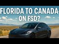 Can FSD drive me from Florida to Canada?