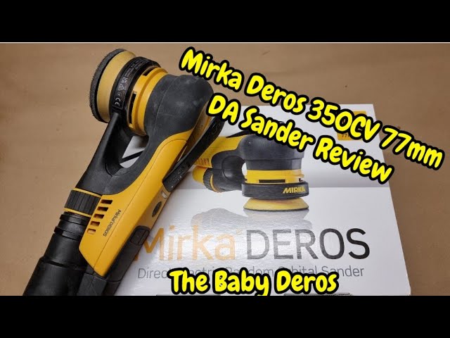 Ponceuse électrique MIRKA Deros 77mm en pack complet 