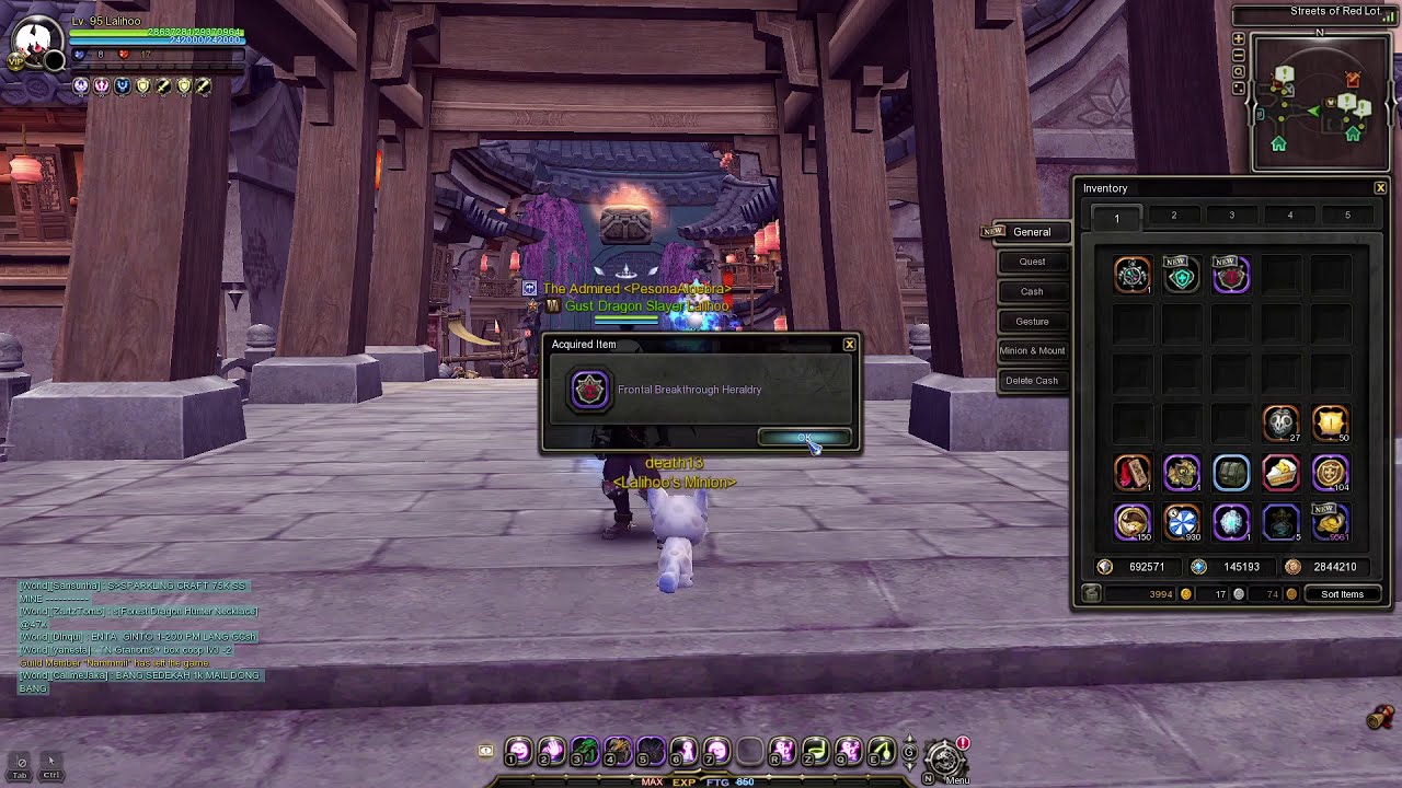 Opening Frontal Breakthrough Pouch DragonNest SEA