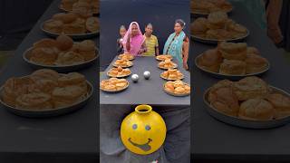 Very Hard Steel Ball Roll Challenge | Matka & Pawroti Family Game 😂#shorts #funny