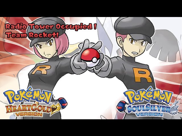 Pokemon Heart Gold & Soul Silver - Rocket Boss Giovanni Battles (HQ) -  BiliBili