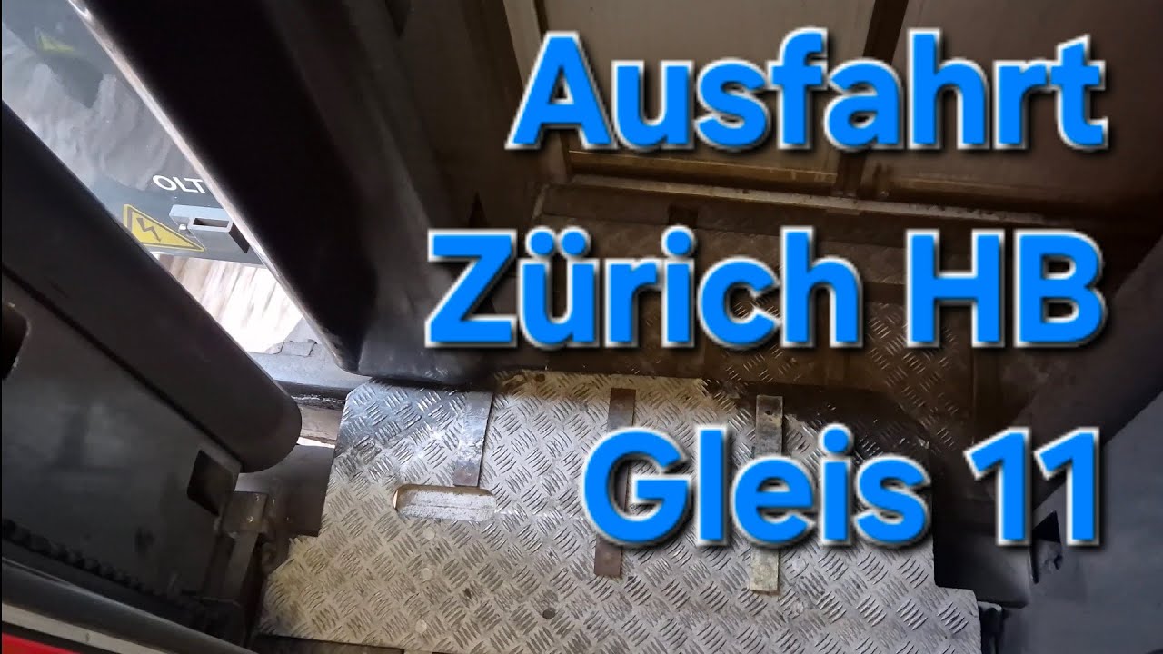 Ausfahrt Zürich HB, Gleis 11: IC Bt 967 & EW IV B 172