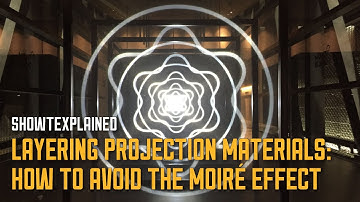 ShowTexplained: How to avoid the moiré effect with projection fabrics