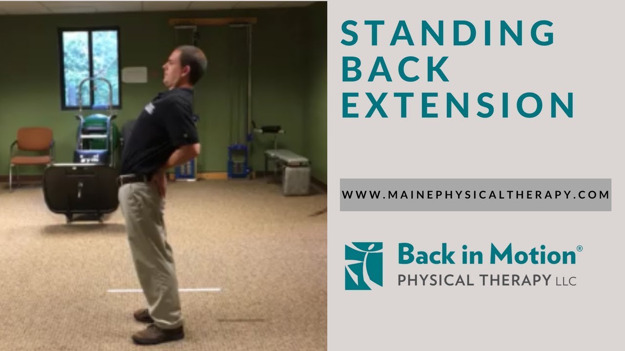 Standing Back Extension - YouTube