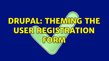 Drupal: Theming the user registration form (5 Solutions!!)
