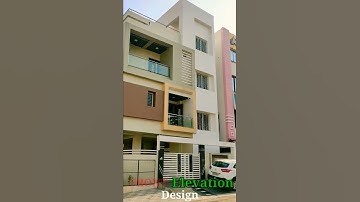 G+2 Building Front Elevation Design ।। Exterior Design।। Front Elevation Design।। Parking ।।