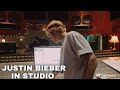 Justin bieber in studio