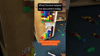 Independent writing meets early math play. Documented instantly with @sorone.app