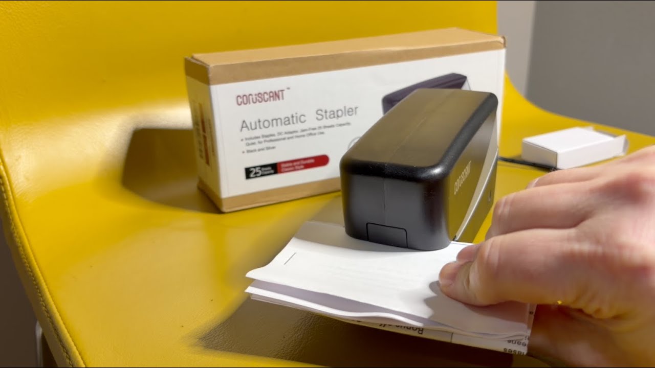 Coruscant Electric Stapler | Heavy Duty Desktop Stapler with No-Jam ...