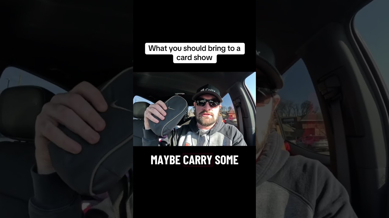 Some things you should consider bringing to a card show if you plan on buying or selling at the show