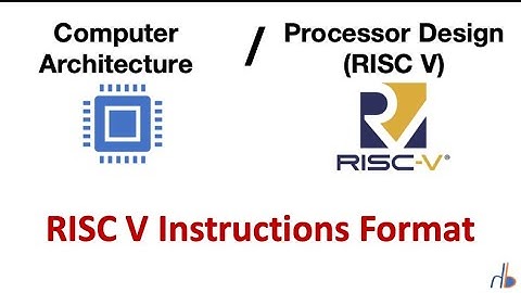 59. RISC V Instruction Format