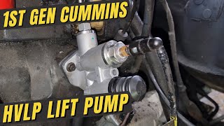 HVLP Lift Pump Install | 1st Gen Cummins