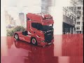 Italeri Scania Red Passion with trailer