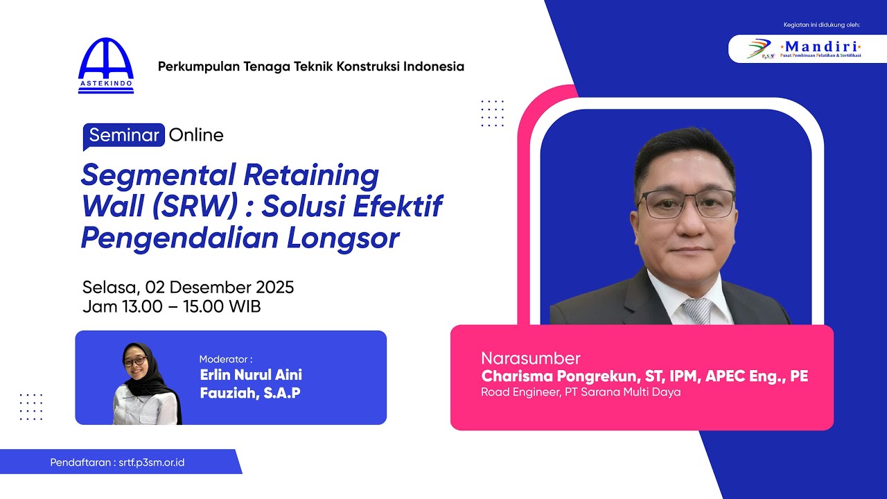 Segmental Retaining Wall (SRW) : Solusi Efektif Pengendalian Longsor