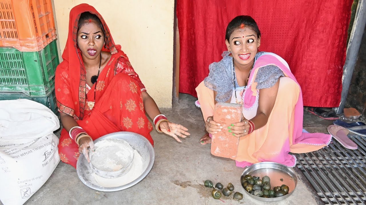 घोंघा करी पगली के न्यू रेसिपी | Bhojpuri comedy Pagali ke