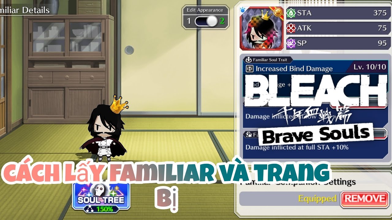 CÁCH LẤY PET FAMILIAR VÀ TRANG BỊ!! Bleach Brave Souls. - YouTube