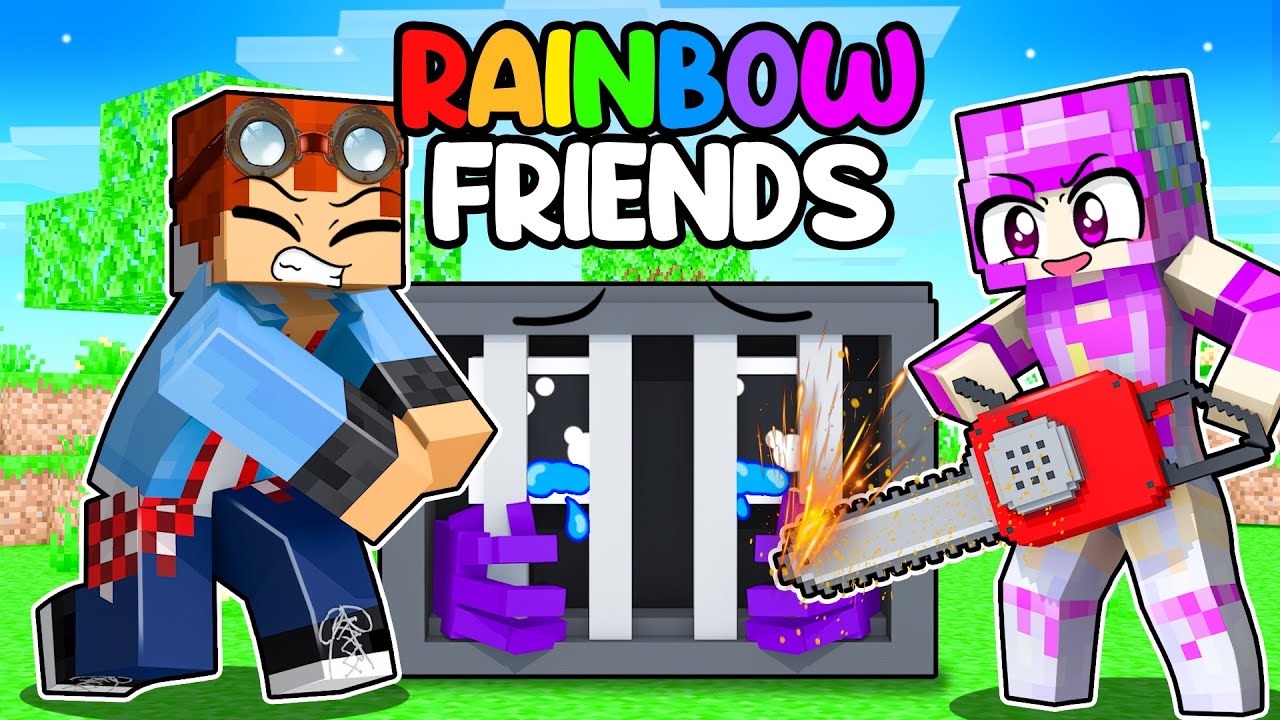 Rainbow Friends purple Minecraft Mob Skin