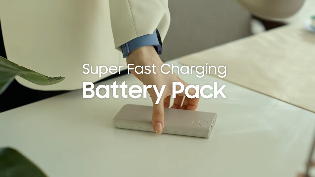 10 000mAh Battery Pack Official Introduction Samsung YouTube