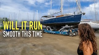 Lifting Our 46' Boat on Land in Grenada | Sailing Sunday | Ep.191