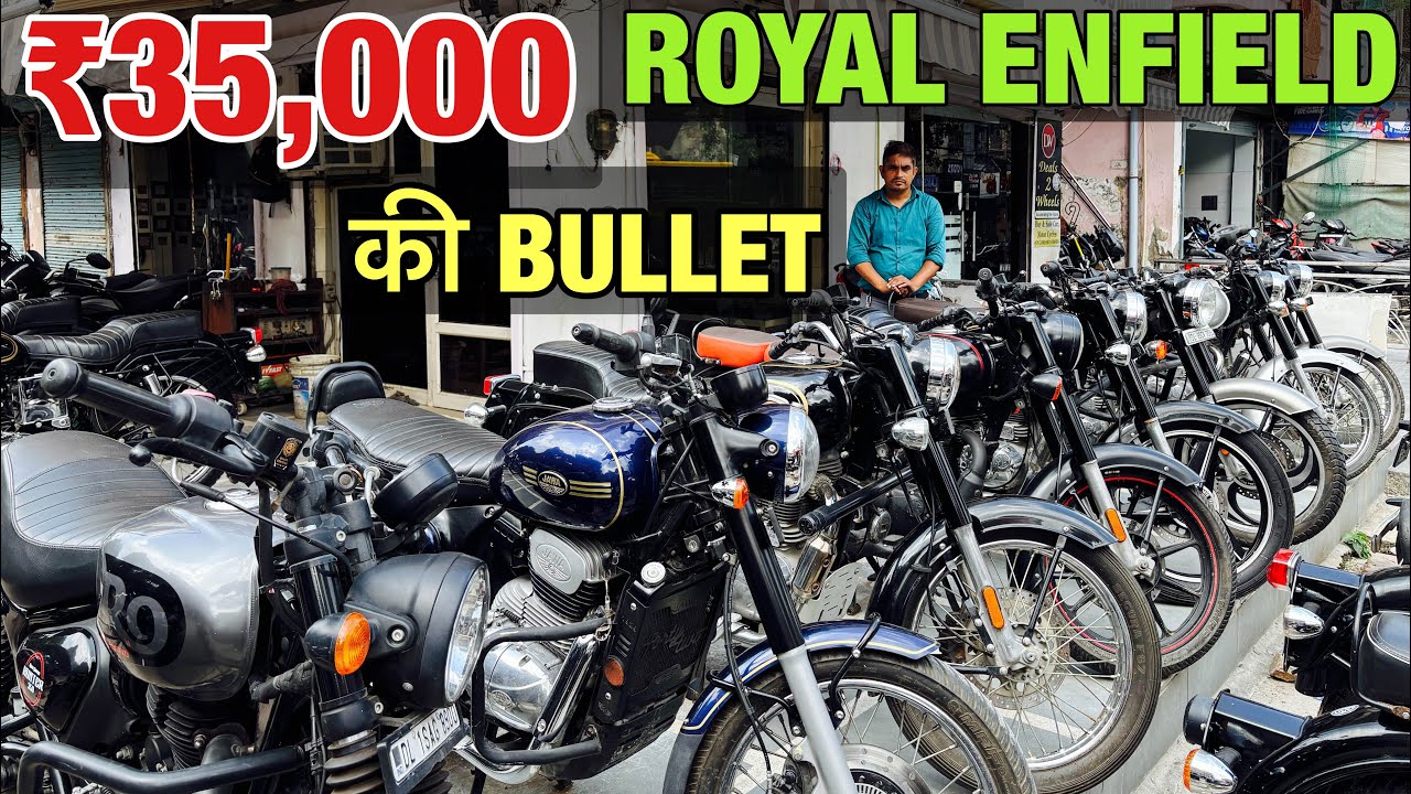 Second hand bullet 350 in delhi / Royal Enfield Standard 350 & Classic 350 At Walia Motors/ ₹35,000