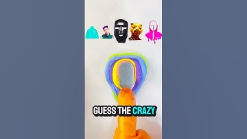 Squid Game Part 5 Challenge Can You Guess the CRAZY Mixed Color?#squidgame2 #satisfying #colormixing