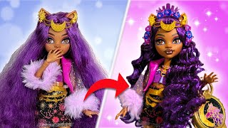 Freaky Frizz! How to Fix Curly Saran Hair | Monster High [Monster Fest] Clawdeen & Lagoona Restyle
