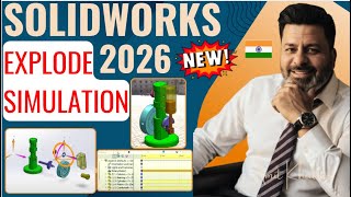 🚀 SolidWorks Assembly Exploded View & Collapse Simulation | Full Tutorial & Animation Guide!