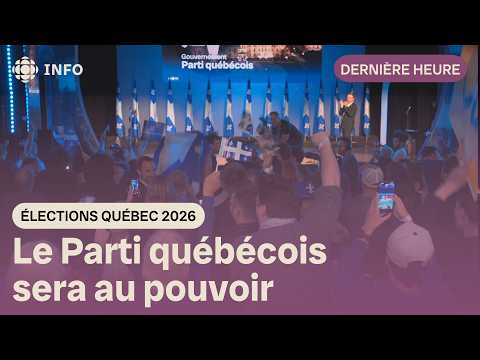 Le Parti québécois (PQ) formera le prochain gouvernement, prévoit Radio-Canada | Élections Québec