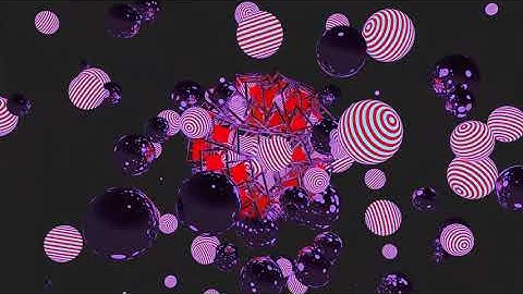 [4K] Rotating 3D Shapes - Looping Visuals