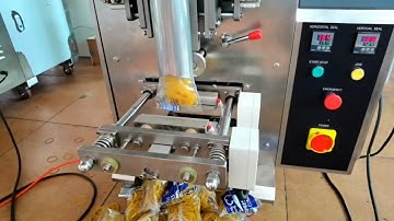 Rubber band elastic cord bungee multi heads weighing filling bag packaging machine testing video