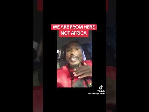 Black Americans Are From America — Not Africa!