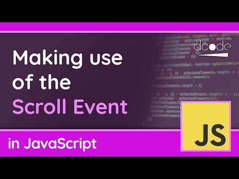 The 'scroll' event