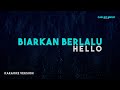Hello Biarkan Berlalu Karaoke Version