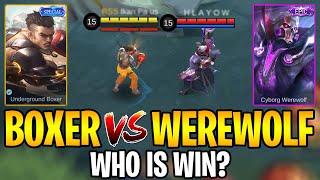 Boxer Paquito Vs Werewolf Roger, Siapa Fighter Paling Ganas? Mobile Legends Bang Bang