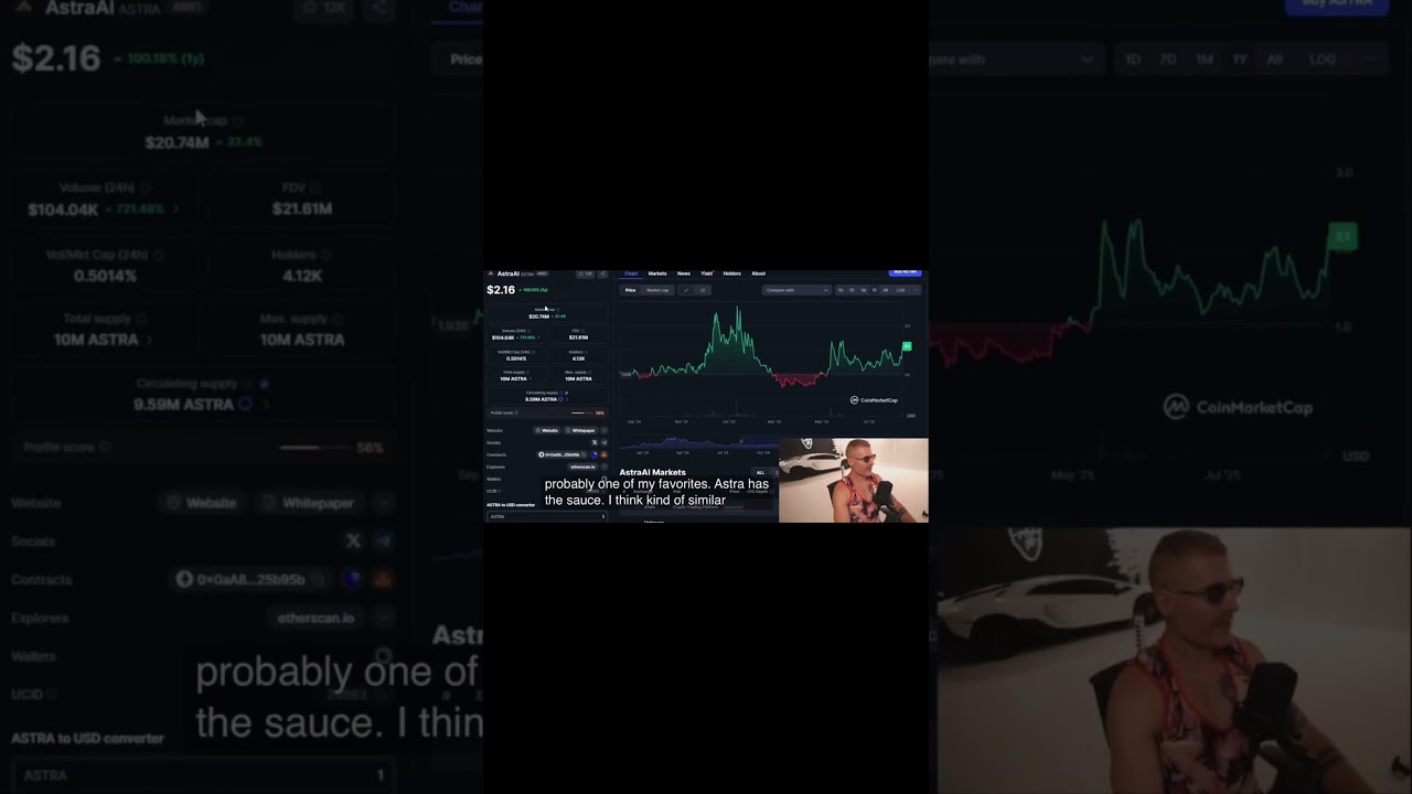 Alex Becker on $ASTRA 