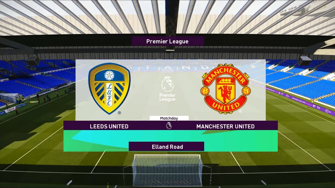 Leeds United vs Manchester United | Elland Road | 2020-21 Premier League | PES 2021