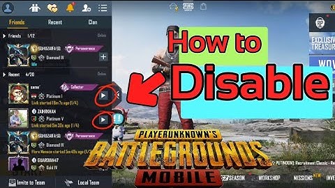 how to disable spectator mode in pubg mobile |