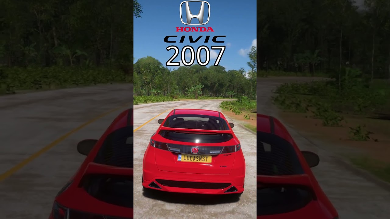Evolução Honda Civic Forza Horizon 5