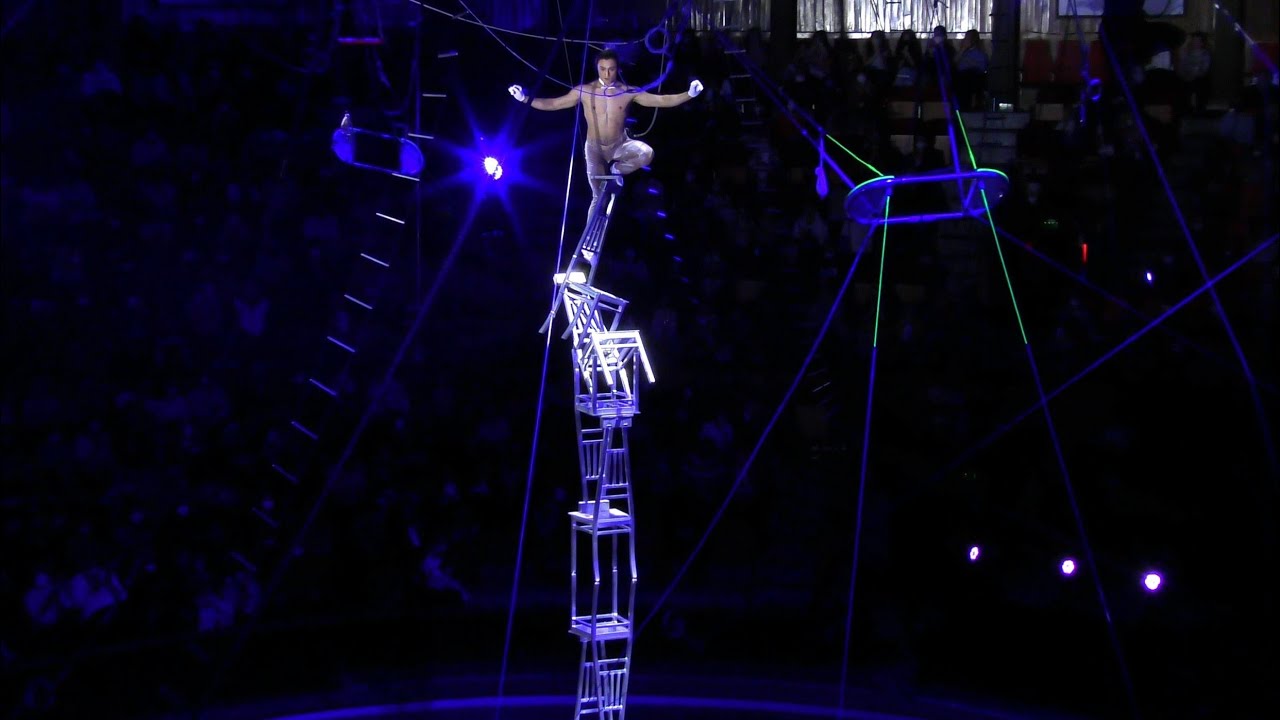 14th Budapest Circus Festival 2022 -LKHAGVA OCHIR - Mongolia - chair balancing
