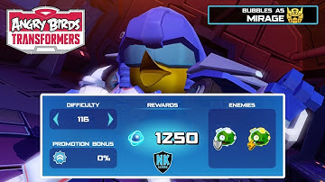 Angry Birds Transformers - Spark Run Series - Level 116 - Featuring Level 25 Mirage
