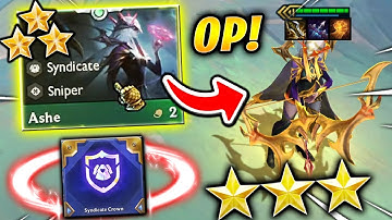 VERY SATISFYING 3 STAR ASHE! (7 SYNDICATE) - TFT SET 6.5 Guide Teamfight Tactics 12.7 Meta Comps