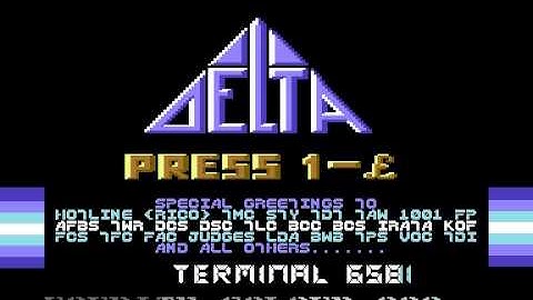 Terminal 6581 -  Delta Demo -  C64 -  1987