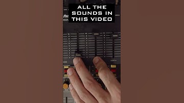 Vintage Synth Roland JX-8p w/ Radio Shack Reverb #short