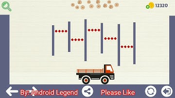 Brain physics map 3 level 114, 3 stars Android solution