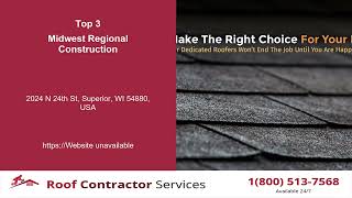 Top 3 Roofing Services in Amnicon WI
